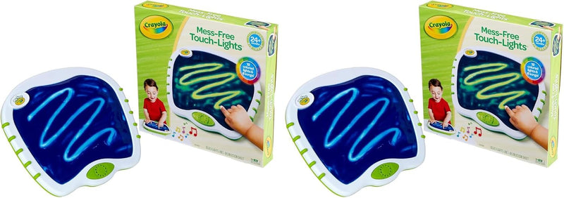 Crayola Toddler Touch Lights, Musical Sensory Toys for Toddlers, Learning Gifts, Light Up Drawing Pad, Mess Free Painting, Travel Activity, 2+