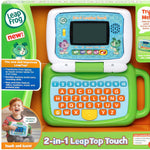 LeapFrog 2-in-1 LeapTop Touch Laptop for Preschoolers, Green