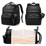 Baby Diaper Bag with Changing Station, Waterproof Diaper Bag Backpack for Moms Dads with USB Charging Port, Baby Shower Gifts, Baby essentials,Grey