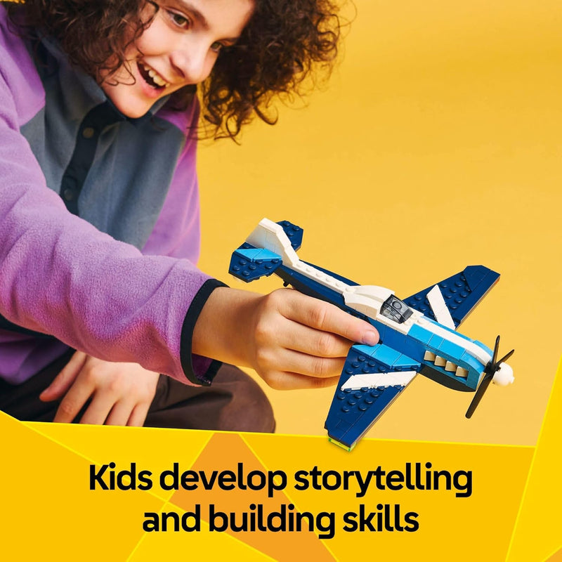 LEGO Creator 3 in 1 Aircraft Building Toy Kit for Kids, Ages 7+, with 3 Building Options