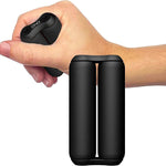 ONO Roller - Handheld Fidget Toy for Adults | Help Relieve Stress, Anxiety, Tension | Promotes Focus, Clarity | Compact, Portable Design (Black, Junior Size - ABS Plastic)