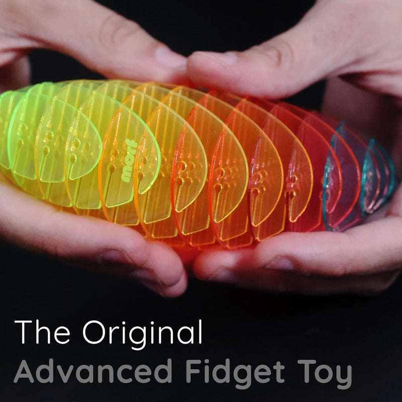 Morf Fidget Worm Toy - Flexible 3D Sensory Slug Figgy Toy for Kids, Teens, and Adults – Stretchy, Quiet, Stress and Anxiety Relief, Focus - For Play, School, Work Gifts, Great For Classroom and Office