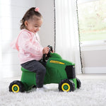 John Deere sit 'n scoot tractor for kids 18 months and up, green, 3-wheel ride on toy