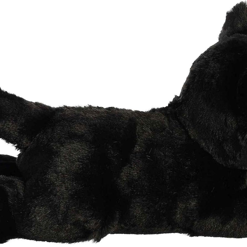 Aurora® Adorable Mini Flopsie™ Twilight Cat™ Stuffed Animal - Mini Companions Ready for Playful Adventures - for Kids All Ages, Toddlers, Adults, and Families - Black 8.5 Inches