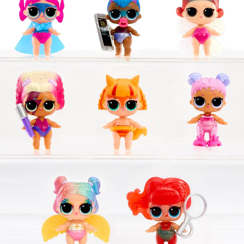 LOL Surprise Eye Spy Series Baby Sisters Dolls with Color Change Feature and Interactive Ball Packaging