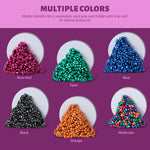 LCVUUK Fidget Toys Adults,Sensory Stones for Stress Relief,300+Multicolour Smooth Ferrite Rocks, Desk Fidgets Toy,Adults Gifts, Holiday Stocking Stuffer