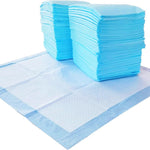 Amazon Basics Scented Dog and Puppy Potty Training Pee Pads, 5-Layer Leak-Proof Super Absorbent with Quick-Dry Surface, Regular Size 22 x 22 Inch, Blue, 150 Count