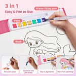JoyCat Magical Pony Paint with Water Coloring Books for Toddlers and Kids Ages 3-5, 4-8, Arts and Crafts Drawing Activities Toy