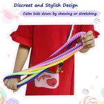 6 Pack Sensory Chew Necklaces For Kids With Autism, ADHD, SPD