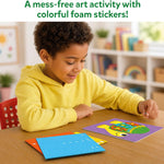 Skillmatics Fun with Foam Sticker Art – Animals, Craft Kit, Gift for Kids | 3D Foam Stickers, Travel Toy, Mess-Free Fun for Boys & Girls, DIY Felt Craft Kits for Ages 3, 4, 5, 6, 7