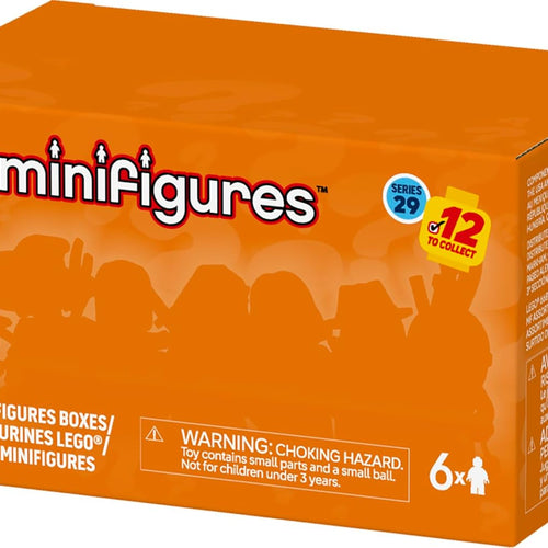 LEGO Minifigures Series 29 6 Pack - Mystery Box Multipack - Birthday Party Favors for Boys & Girls, Ages 6+ - Goodie Bag Stuffers for Kids - 66814