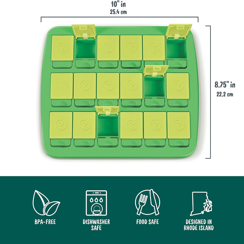 Genuine Fred MATCH UP Memory Snack Tray, Fun Interactive Snack Game for Kids, Travel Friendly Food Tray, Perfect Snacktivity for Picky Eaters