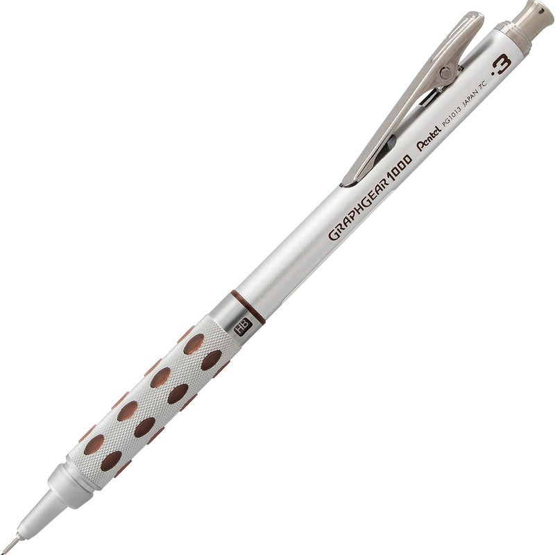 Pentel GraphGear1000 Automatic Drafting Pencil (0.9mm), Yellow Accents