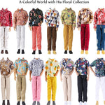 E-TING 10-Item Fantastic Pack = 5 Sets Fashion Casual Wear Clothes Outfit for boy Doll with 5 Pairs Shoes (Leather Jacket + Casual Wear Clothes + Swimwear)
