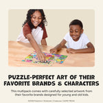 Buffalo Games Pokémon Jigsaw Puzzle - 4-Pack, 500 Pieces Each, Multicolor - Includes 4 Posters - Screen Free Activity - Pokemon Puzzle Gift for Fans