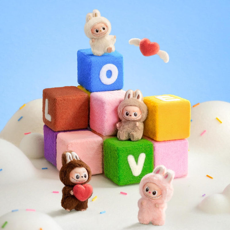 POP MART THE Monster Pin for Love Series (A–M) Mini Labubu Doll Blind Box Mystery Box Keychain – Vinyl Plush Pendant, Bag Charms, Collectible Holiday & Birthday Gift for Kids & Adults, Single Box