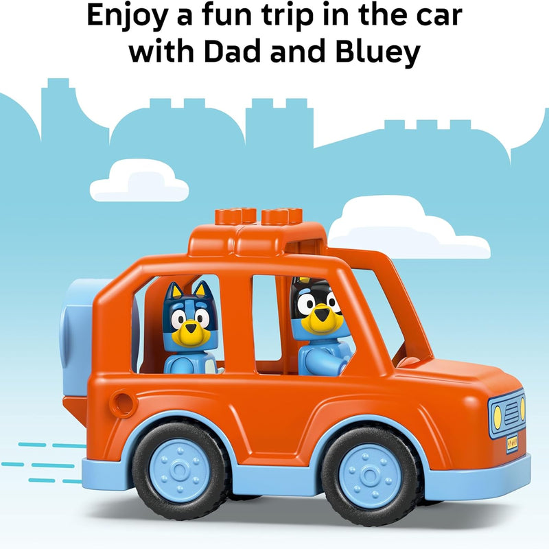 LEGO DUPLO Bluey Ice Cream Trip with Bluey - Toddler Toy for Kids, Boys, and Girls Ages 2+ - Includes Figure and Ice Cream Stand