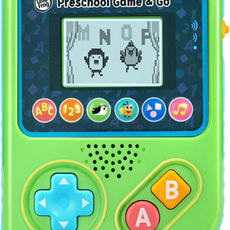 LeapFrog Preschool Game and Go Handheld Video Game Toy for Kids aged 2+ with Green Design