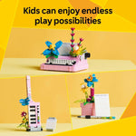 LEGO Creator 3 in 1 Typewriter with Flowers - Building Toy with 3 Building Options