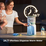 Momcozy Instant Water Warmer, 57 fl oz Baby Formula Water Dispenser | Dual Lights for Night Feedings, 6 Temperature Settings, Detachable Tank, Newborn Essentials, Electric Kettle Alternative