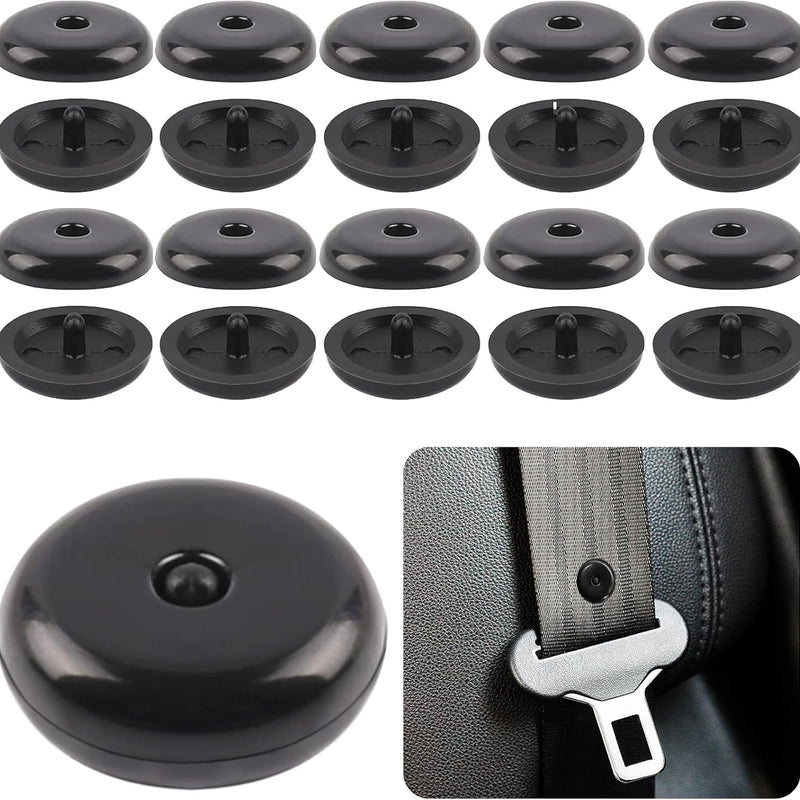 2PCS Seat Belt Adjuster Clip, Shoulder Neck Strap Locking Clips for Adults Kids Child,Comfortable Car Seat Belt Adjuster Safety Positioner Universal for SUV Sedan Truck Seatbelts (Black-2PCS)