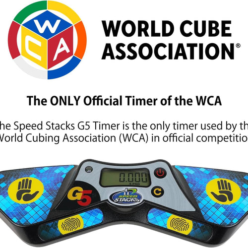 Speed Stacks G5 Timer | Official Sport Stacking and Cubing Association Timer | Accuracy to 0.001 Seconds, Batteries Included