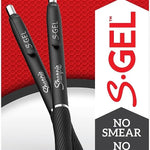 Sharpie S-Gel Pens, Ultra Fine Point (0.38mm), Black Ink, 12 Count - Office Supplies, Writing, Journaling
