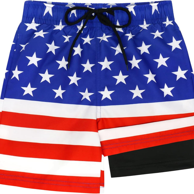 Sarfel Boys Swim Trunks with Compression Liner Kids Swimsuits Boys Bathing Suit Kids Board Shorts Teen Boy Quick Dry Shorts