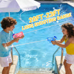 Mini Water Gun for Kids Toddler, 2 Pack Squirt Blasters Water Guns Toys | Small Soaker Pistol Super Squirts with Trigger for Boys Girls Summer Swimming Bath Pool Beach Outdoor Party Games Gift Toys