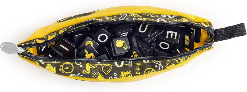 Bananagrams Classic Word Game for Families and Travel, 144 Letter Tiles