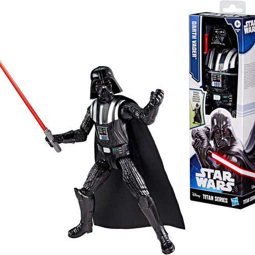 STAR WARS Titan Series Darth Vader, 12-Inch Action Figure & Accessory, Toys for Boys & Girls Ages 4+