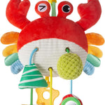 Car Seat Toy, Stroller Toy with a Convenient Clip | Carseat Toys Hanging Baby Accessories,Built-In Bell, Rattle,Mirror for infant,Babies Gift 0-3-6-12 months Boy Girl