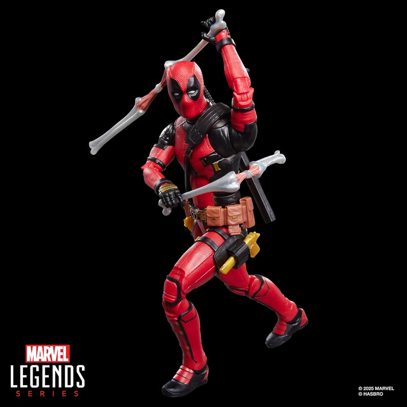 Marvel Legends Series Dogpool and Deadpool, Marvel Studios' Deadpool & Wolverine Movie Collectible 6-Inch Action Figure Gift