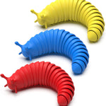 Cevioce Fidget Slug Toy 3Pcs Autism Sensory Toys for Autistic Children Airplane Car Travel Essential Toys Gifts for Kids Toddlers Girls Boys Slug Fidget Toys for Kid Adult Easter Basket Stuffers