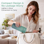 Momcozy Portable Breast Milk Cooler for Travel, 24H Ice-Free Cooling | 360° Surrounded Cooling Breastmilk Storage with 12oz Bottle, Leak Proof, Hassle-Free, Baby Breastfeeding Essentials for Mom