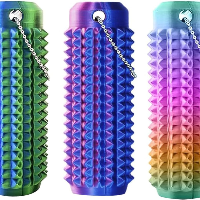 3PC Little Ouchies Fidget Toys Adults, Pain Stim Fidget Anxiety Relief for Anxiety and Stress Reduction,Portable Travel Stress Relief Spiky Fidget Keychain