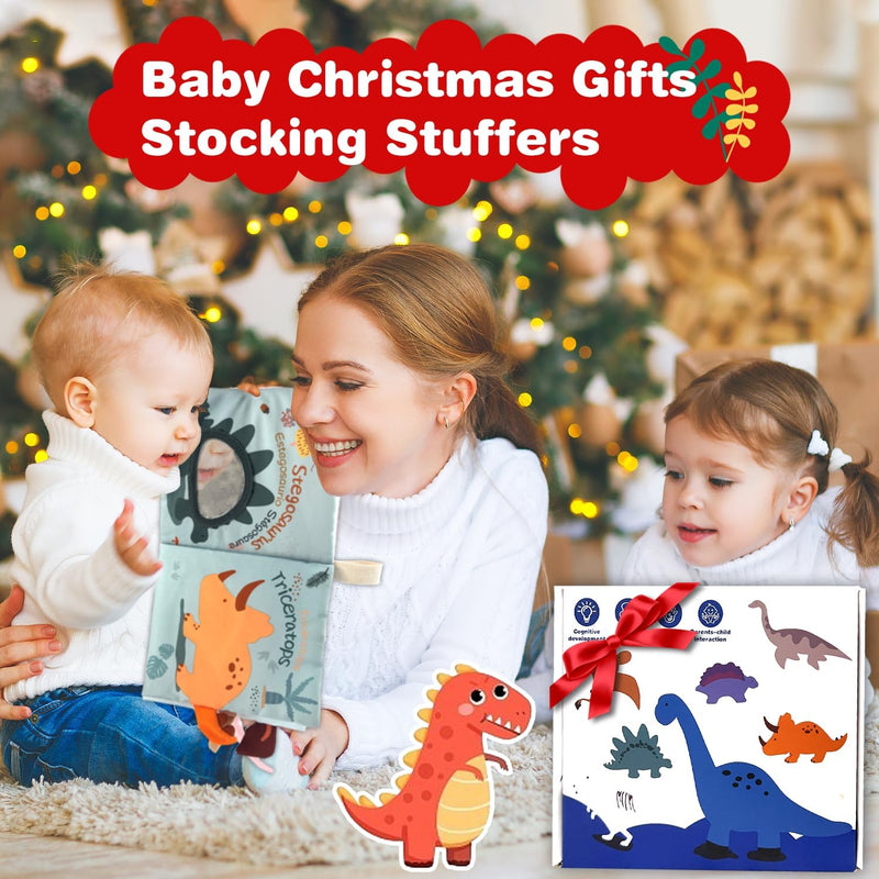 Richgv Baby Books 0-6 Months,Early Development Toy,Baby Boy Gifts Baby Toys | Touch Feel Crinkle Book 0-3-6-12 Months, Baby Shower Gifts, Newborn Infant Tummy Time Toy, Baby Stocking Stuffers, Xmas Gifts