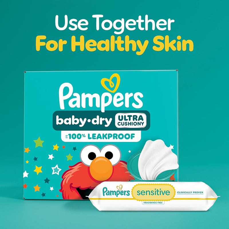 Pampers Diapers - Baby Dry - Size 4, 92 Count, Absorbent Disposable Infant Diaper (Packaging May Vary)