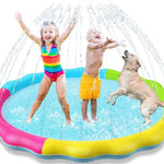Jasonwell Splash Pad Sprinkler/ Play Mat for Kids, Outdoor Water Toys Inflatable for Baby Toddler Boys Girls Children Age 18+ Months ,Outside Backyard Dog Pool