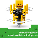 LEGO Minecraft The Nether Lava Battle Toy and Playset for Kids Ages 6+