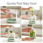 Momcozy Squeeze Station | Baby Food Maker,Pouch Filler for Homemade Baby Puree, BPA-Free, Dishwasher Safe, with Reusable Baby Food Pouches for Toddlers