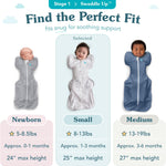 Love to Dream Swaddle UP, Baby Sleep Sack, Self-Soothing Swaddles for Newborns, Improves Sleep, Secure Fit Helps Calm Startle Reflex, New Born Essentials for Baby, 1.0 TOG, 5-8.5 lbs, Mini Posy