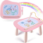 smasiagon magnetic drawing board for kids toddler toys 1-2 year old girl portable doodle pad