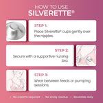 Silverette Nursing Cups, Postpartum Essentials, The Real, Small Silver | Pure 925 Sterling Silver Nursing Cups, Nipple Shields for Breastfeeding Newborn, Silver Nipple Covers, Made in Italy, Gift