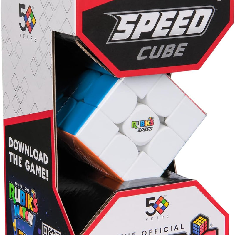 Rubik’s 3x3 Magnetic Speed Cube for Fast Solves and Brain Teasers, Ages 8 & Up, Speed Cubing Toy