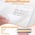 BESARME 16 Pack Mini Notebooks Bulk, A6 Small Lined Pocket Notebook Prizes for Kids Classroom Student Birthday Gifts from Teacher School Supplies Bulk