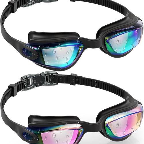 Aegend Swim Goggles for Kids Youth 3-14 Anti-Fog Anti-UV Comfort Fit Goggles for Swimming