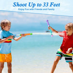 12 Pack Water Gun Soaker Blaster - Bulk Squirt Guns Kids Adults Pool Toys | Outdoor Swimming Pool Summer Beach Activity Fighting Party Game