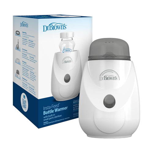 Dr. Brown's Insta-Feed Baby Bottle Warmer and Sterilizer for Baby Bottles and Baby Food Jars, BPA-Free Plastic