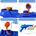Water Guns for Kids - Summer Soaker Squirt Guns, 400CC/40ft for 3 Years Old and up Boys Girls Adults - 2 Pack Outdoor Toy for Swimming Pool Yard Lawn Beach